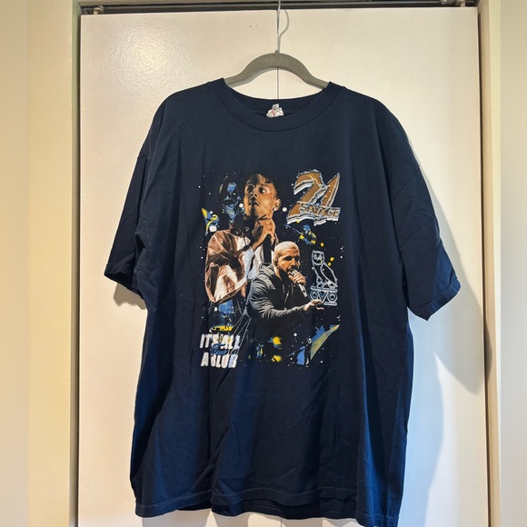 Drake x 21 Savage It’s All a Blur Tour T-Shirt (tour dates) - Picture 2 of 6